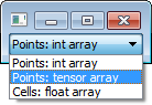 ctkVTKDataSetArrayComboBox A combobox populated with a vtkDataSet data arrays