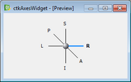 ctkAxesWidget A widget to select an axis (RAS).