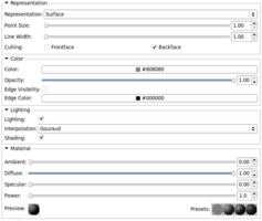 ctkVTKPropertyWidget A widget to control all the properties of vtkProperties.