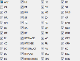 ctkModalityWidget A radio button group of medical (DICOM) modalities