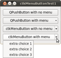 ctkMenuButton A QPushButton with a dedicated area that popups a QMenu